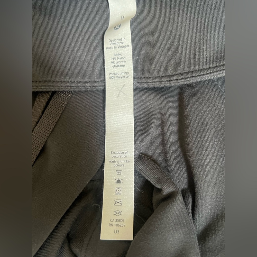 LULULEMON | Ready to rulu pant size 0 black - Picture 6 of 6
